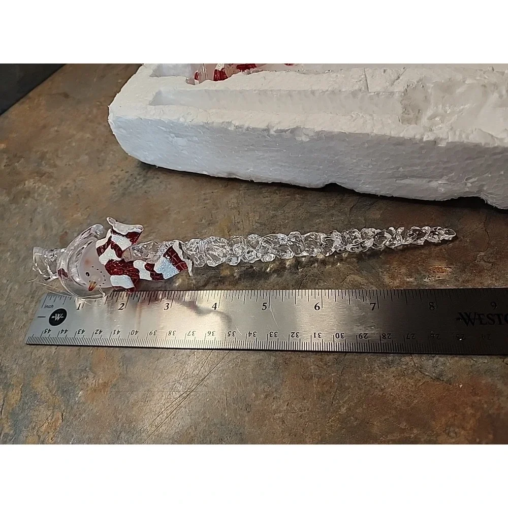 Snowman Icicle Ornament 9